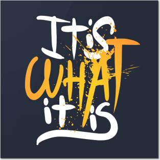 It is what it is Posters and Art